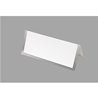 MARQUE-PLACE BORD ARGENT EN CARTON - PAQUET DE 6