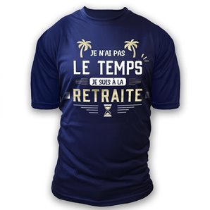 TEE-SHIRT RETRAITE HOMME AVEC STYLO