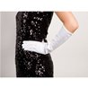 GANTS LONGS BLANC 40 CM POLYESTER