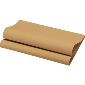 SERVIETTES EFFET TISSU MARRON ECO 40X40CM - PAQUET DE 20