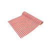 CHEMIN DE TABLE VICHY ROUGE TOILE 28CM X 5 METRES