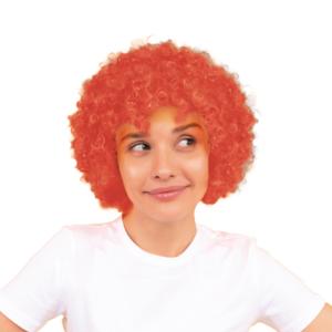 Perruque Frisée Rouge