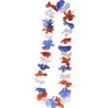 COLLIER HAWAIEN TRICOLORE POLYESTER