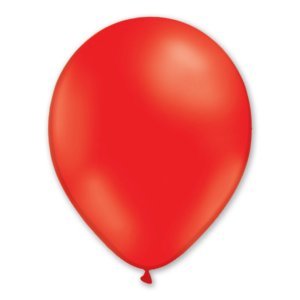 BALLONS ROUGE EN LATEX 25 CM - SACHET DE 20