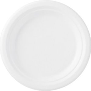 ASSIETTES EN BAGASSE 15CM - PAQUET DE 125