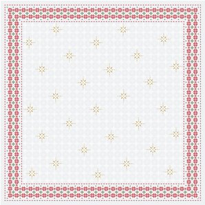 SUR-NAPPE EFFET TISSU TRADITION 84 X 84 CM