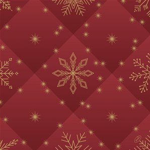 SERVIETTES DUNISOFT RHOMBUS BORDEAUX - PAQUET DE 60
