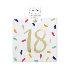 Serviettes Ouate 18 Ans 33 x 33 Cm