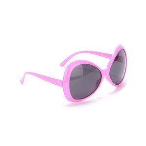 LUNETTES DISCO ROSES EN PVC
