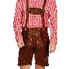 Salopette Bavaroise Seppl Cuir Marron Taille XS