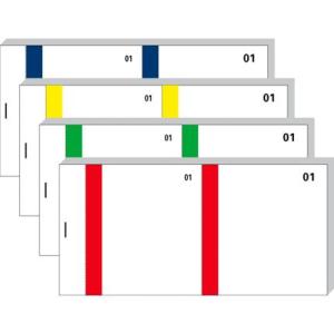 Bloc Vendeur 100 Numéros Coloris Assortis
