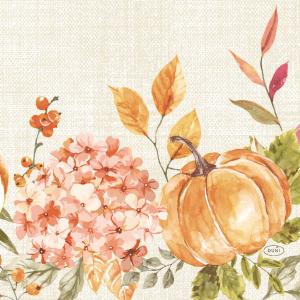 Serviette Ouate Spicy Pumpkin 33 x 33 Cm - Paquet de 50