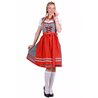 ROBE BAVAROISE LENA BLEU/ROUGE - TAILLE M
