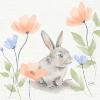 Serviette Ouate Bunny Bloom 33 x 33 Cm - Paquet de 50