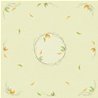 SUR-NAPPE EFFET TISSU EASTER PASTUR 84 X 84 CM