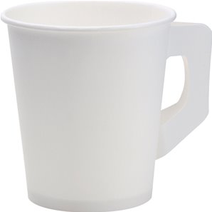 TASSE AVEC ANSE EN CARTON 200 ML - PAQUET DE 80