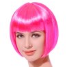 PERRUQUE CABARET ROSE FLUO