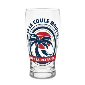 VERRE A BIERE RETRAITE