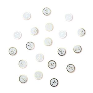 Confetti De Table 70 Ans Or En Papier