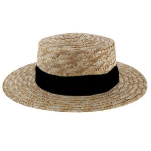 Canotier Paille Naturelle Luxe