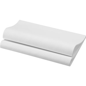 SERVIETTES DUNISOFT BLANC 40X40CM - PAQUET DE 60