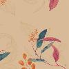 Serviettes Dunisoft Glowy leaves 40 x 40 Cm - Paquet de 60