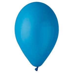 BALLONS BLEU MOYEN EN LATEX 25 CM - SACHET DE 20