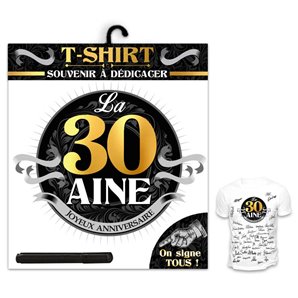 TEE-SHIRT 30 AINE HOMME AVEC MARQUEUR