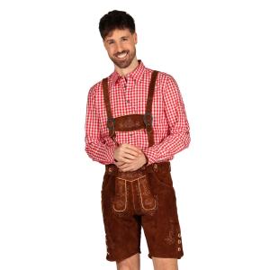 Salopette Bavaroise Seppl Cuir Marron Taille XS