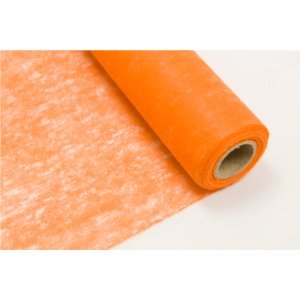 CHEMIN DE TABLE INTISSE ORANGE 10 X 0,29 METRES
