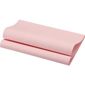 SERVIETTES DUNISOFT ROSE TENDRE 40X40CM - PAQUET DE 20