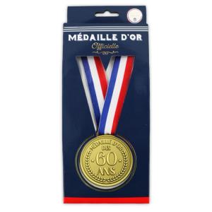 Médaille 60 Ans Avec Ruban Tricolore