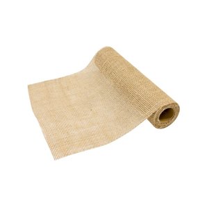 CHEMIN DE TABLE TOILE DE JUTE NATUREL 29CM X 3 METRES