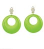 BOUCLES D'OREILLES FLUO VERT