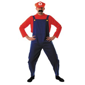 DEGUISEMENT SUPER PLOMBIER AVEC LA CASQUETTE TAILLE M/ L