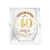 Verre 40 Ans Rond