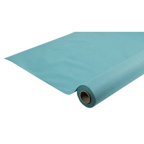 NAPPE EFFET TISSU AIRLAID TURQUOISE 6 X 1,20 METRES