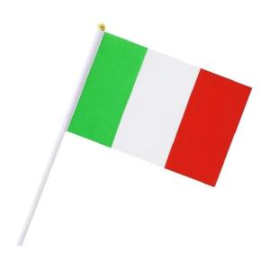 Drapeau Italie 15 x 22 Cm - Lot De 12