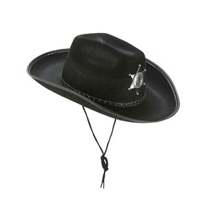 CHAPEAU SHERIFF NOIR ADULTE