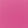 SERVIETTES PAPIER FUCHSIA 24X24CM - PAQUET DE 30