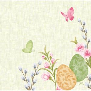 Serviettes Dunisoft Joyful Spring 40 x 40 Cm - Paquet de 12