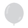 BALLON GEANT ROND ARGENT 80 CM