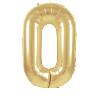 Ballon Chiffre 0 Or 86 Cm