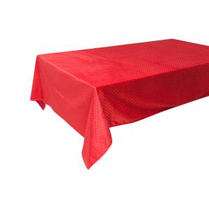 Nappe en velours épais métal rouge 140 x 240 cm