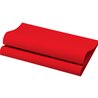 SERVIETTES DUNISOFT ROUGE 40X40CM - PAQUET DE 20