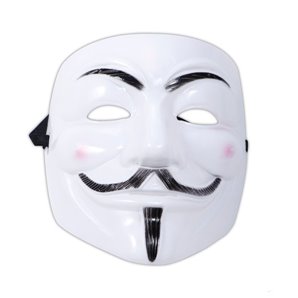 MASQUE ANONYMOUS BLANC ECO EN PVC