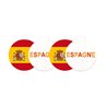 DECOUPES CARTON ESPAGNE 29 CM - LOT DE 4