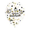 Ballon Joyeux Anniversaire En Latex - Sachet De 6
