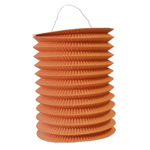 LAMPION PAPIER ORANGE 13 CM
