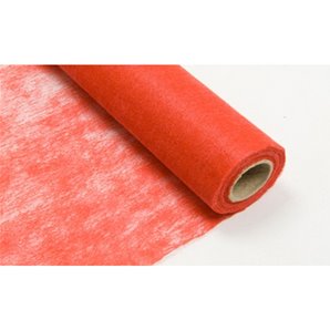 CHEMIN DE TABLE INTISSE ROUGE 10 X 0,29 METRES